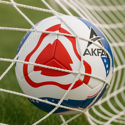 World Cup Soccer Ball – USA Themed Patriotic Stars & Stripes Design