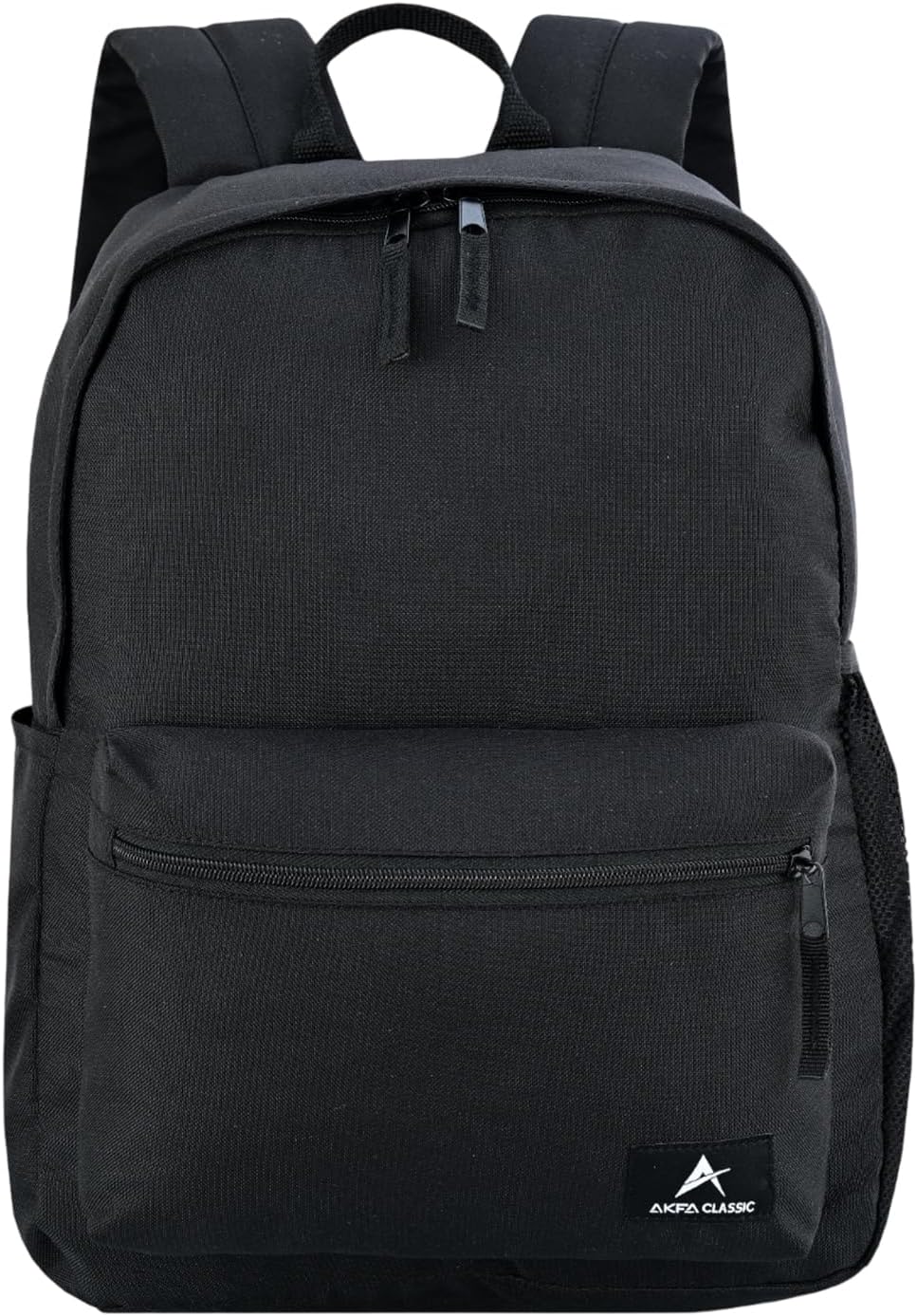 Classic Backpack - Eco-Friendly 14L Capacity, 100% Recycled Polyester, Water-Resistant, Padded Laptop Pocket (15") (Black)